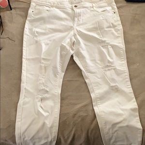 Pristine white jeans!